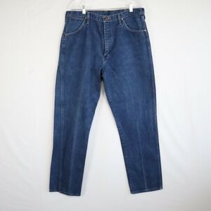 Vtg Wrangler Jeans Mens 38x32 31MWZ Cowboy Cut Relaxed Fit Western Denim USA